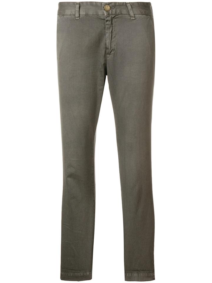 Current/elliott Slim Fit Trousers - Grey