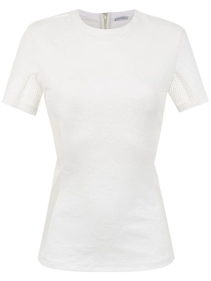 Tufi Duek Panelled Top - White