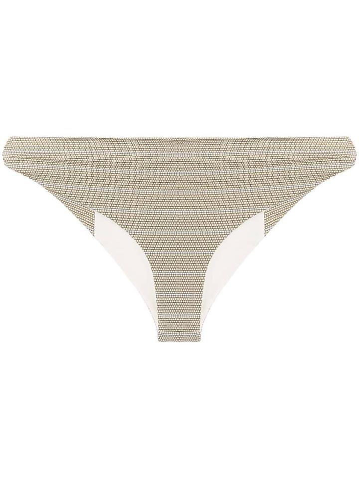 Marysia Brick Print Bikini Bottom - Neutrals
