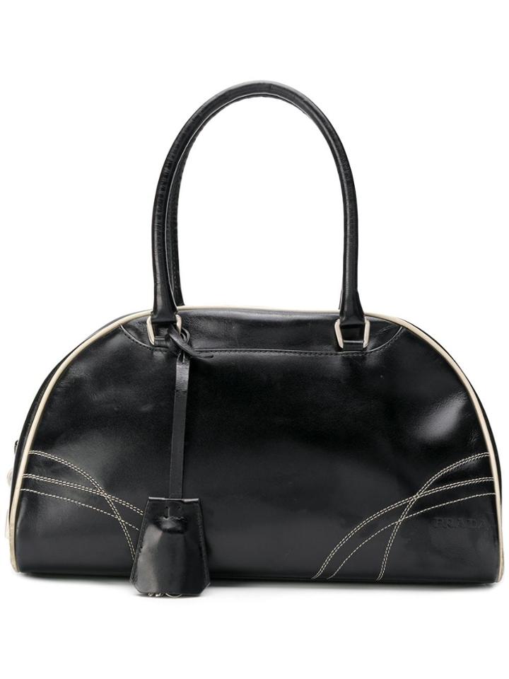 Prada Vintage 1990's Bowling Bag - Black