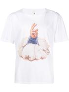 Poan Hand Print T-shirt - White