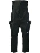 Rick Owens High-waisted Cargo Trousers - Black