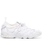 Asics White Gel-mai Knit Leather Low-top Sneakers