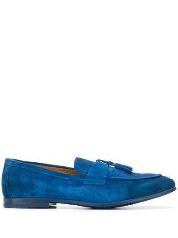Doucal's Moccasin Tassel Loafers - Blue