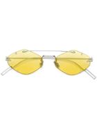 Dior Eyewear Geometric Shaped Sunglasses - Silver