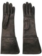 Manokhi Tonal Stitching Gloves - Black
