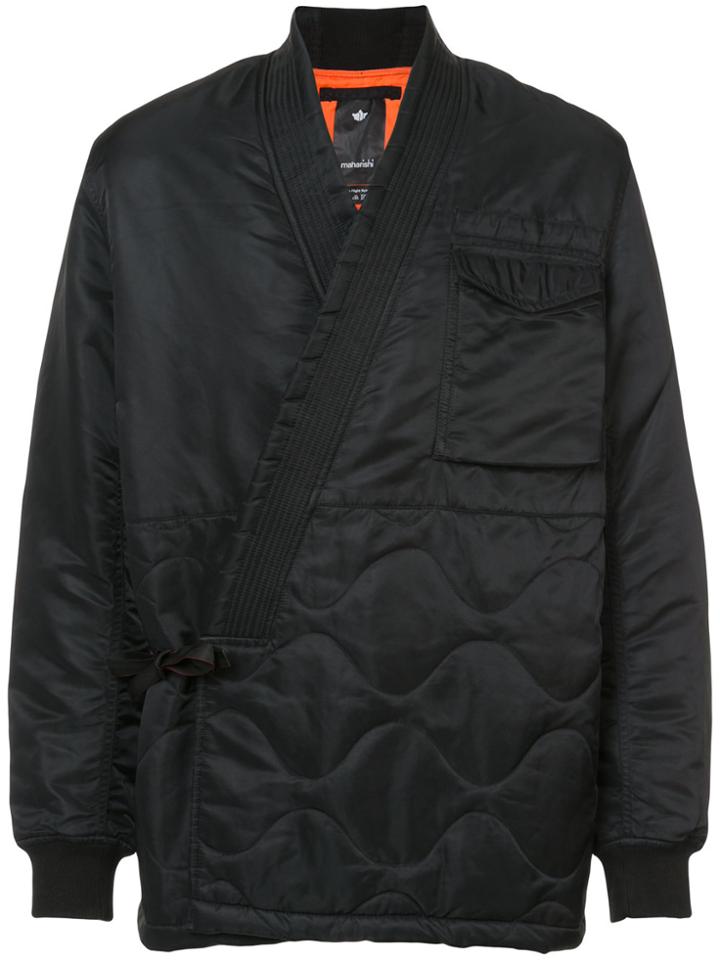 Maharishi Padded Kimono Jacket - Black