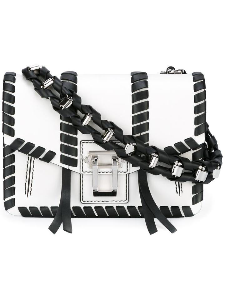 Proenza Schouler 'hava' Whipstitch Shoulder Bag, Women's, White, Leather