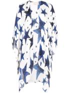 Nicole Miller Star Print Kimono - White