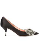Rochas Embellished Pumps - Black