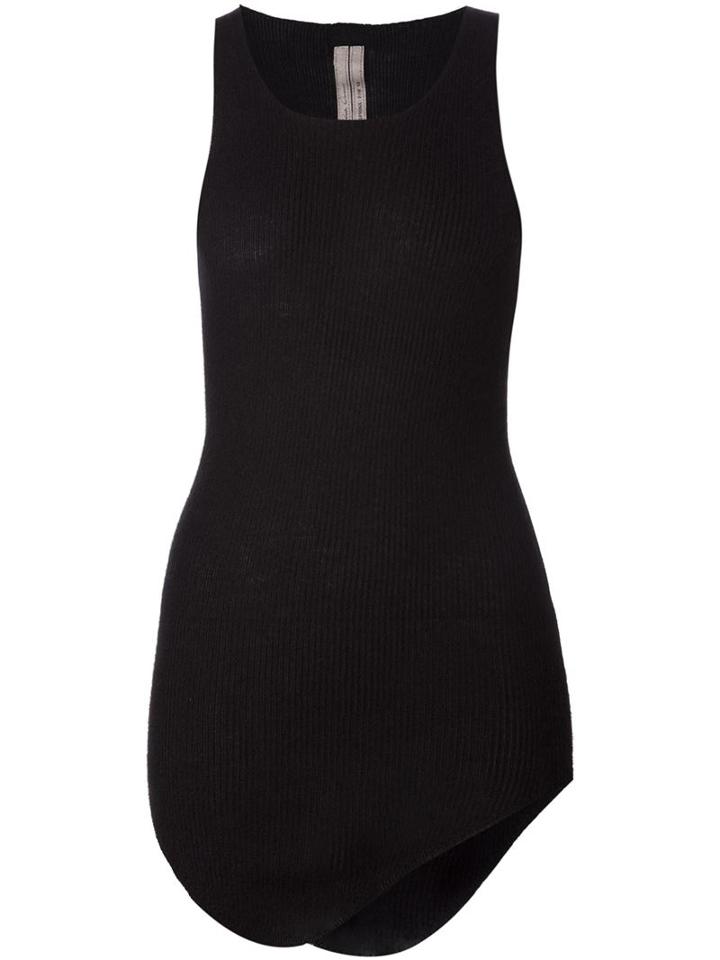 Rick Owens Long Tank Top, Women's, Size: Small, Black, Cashmere