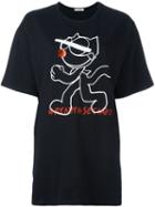 Iceberg Ready Set Go Print T-shirt, Women's, Black, Cotton