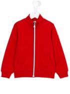 Moncler Kids Zipped Jacket, Toddler Boy's, Size: 4 Yrs, Red