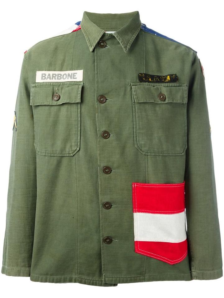 Htc Hollywood Trading Company - Military Jacket - Men - Cotton - S, Green, Cotton