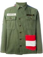 Htc Hollywood Trading Company - Military Jacket - Men - Cotton - S, Green, Cotton