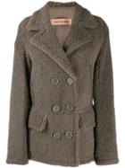Yves Salomon Merinillo Shearling Coat - Grey