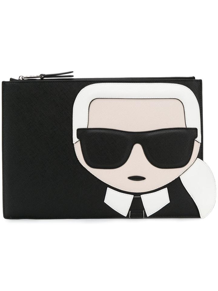 Karl Lagerfeld Karl Clutch - Black