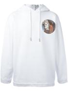 Off-white Printed Hoodie, Men's, Size: Xxs, White, Cotton
