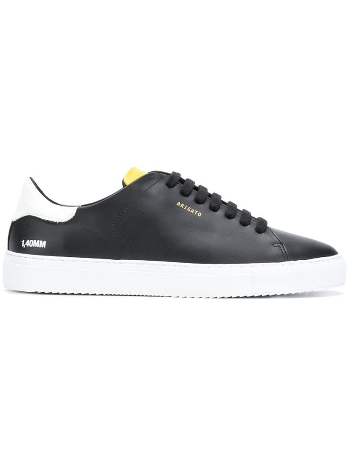 Axel Arigato Contrasting Detail Sneakers - Black
