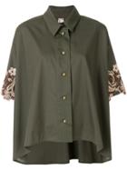 Antonio Marras Lace Embroidered Sleeve Shirt - Green