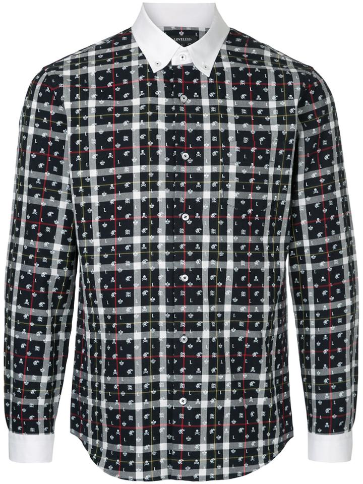 Loveless Checked Shirt - Black