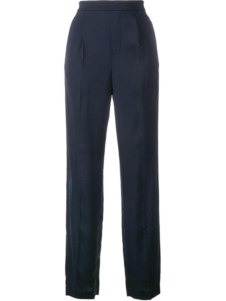 Vince Straight-leg Trousers - Blue