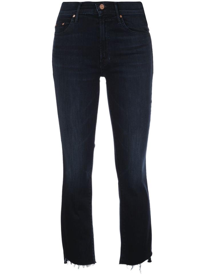 Mother Insider High-rise Slim Jeans - Blue