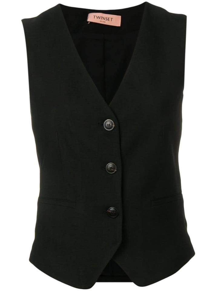 Twin-set Tailored Gilet - Black