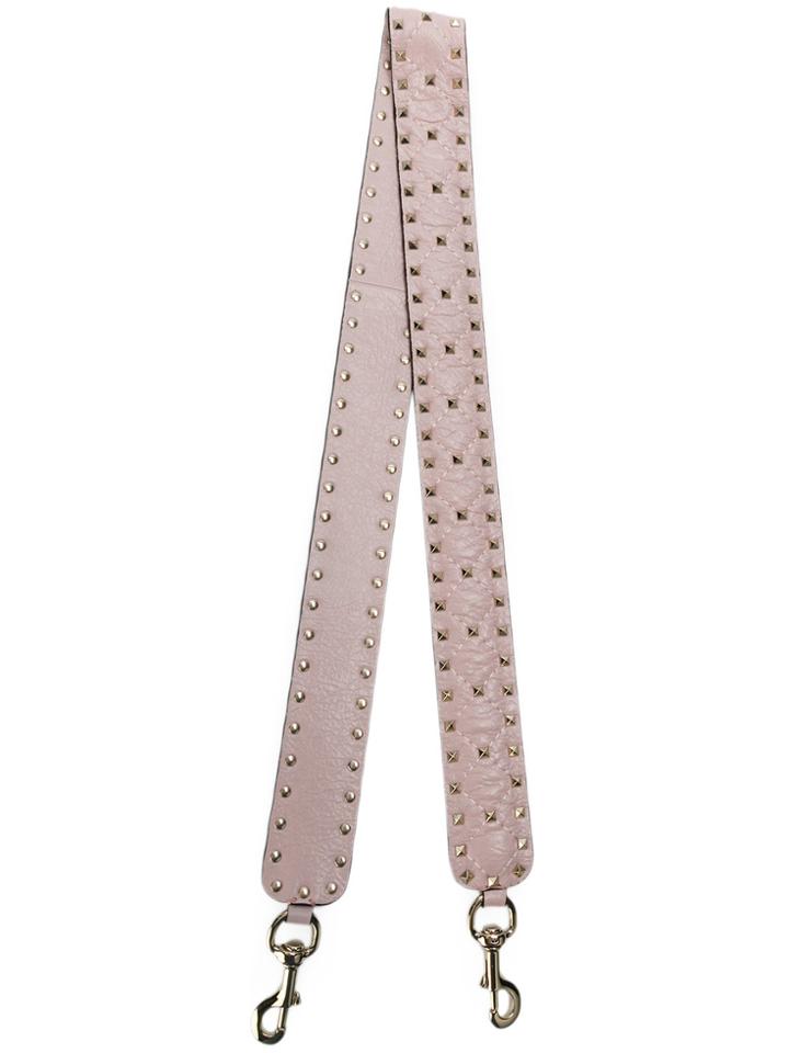 Valentino Valentino Garavani Rocsktud Spike Bag Strap - Pink & Purple