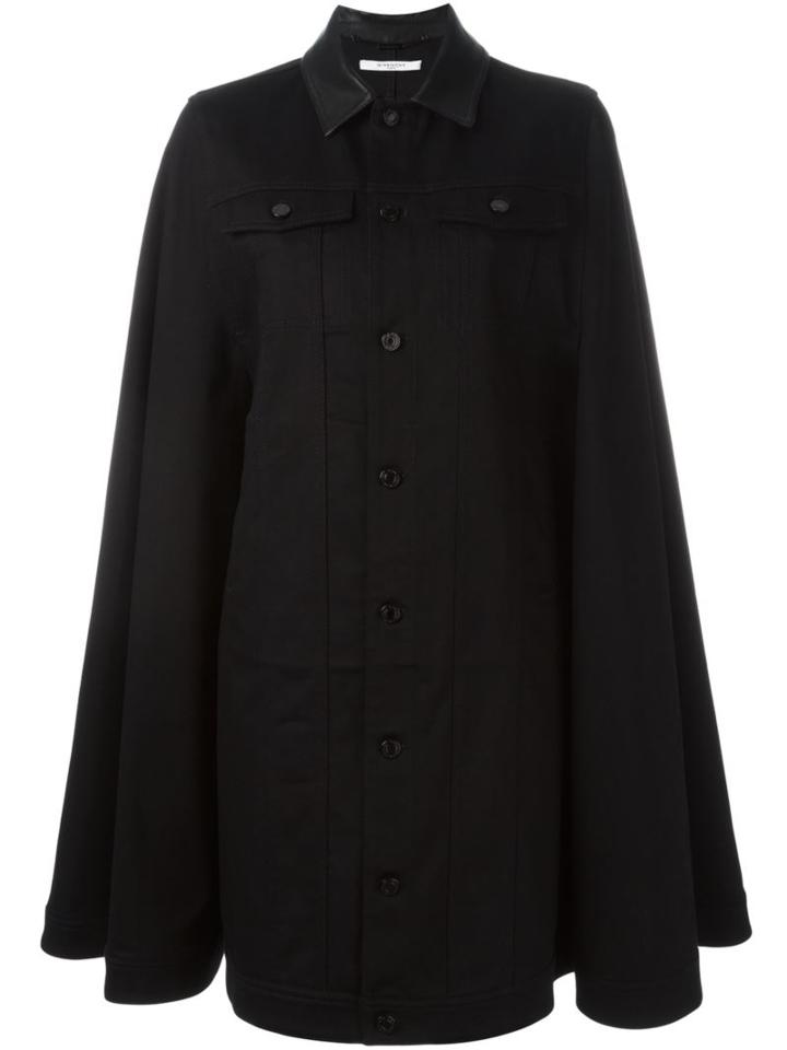 Givenchy Long Denim Cape