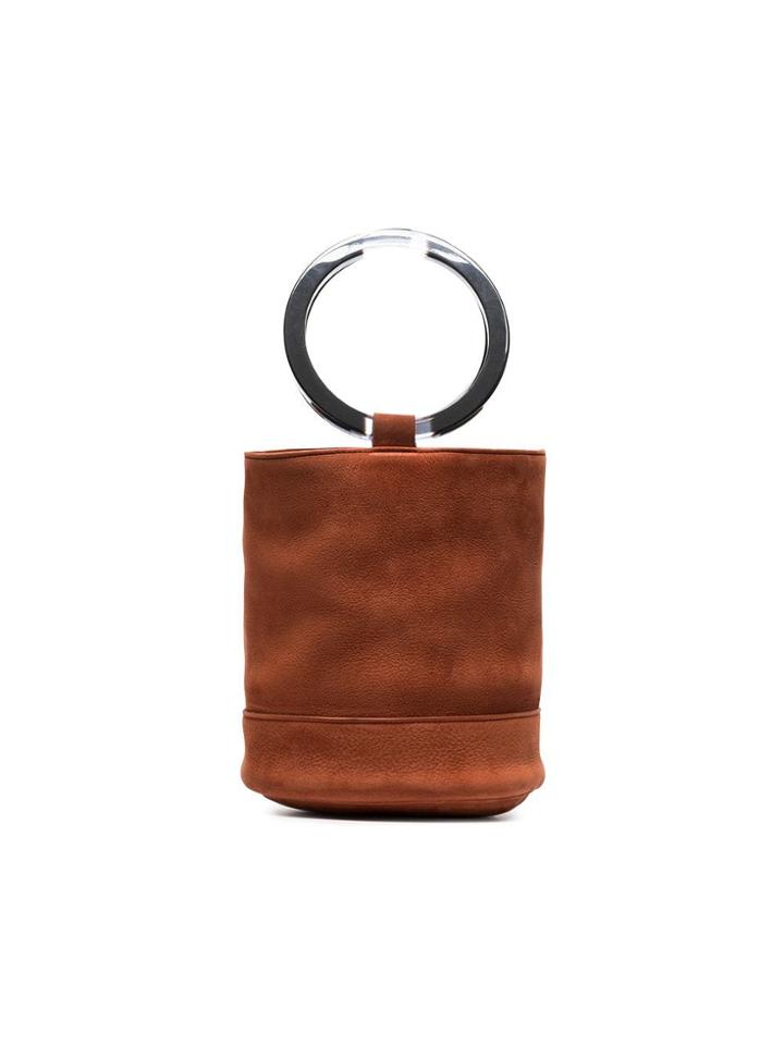 Simon Miller Brown Bonsai 20 Suede Bucket Bag