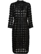 Comme Des Garçons Vintage Sheer Polka Dot Dress, Women's, Size: Medium, Black