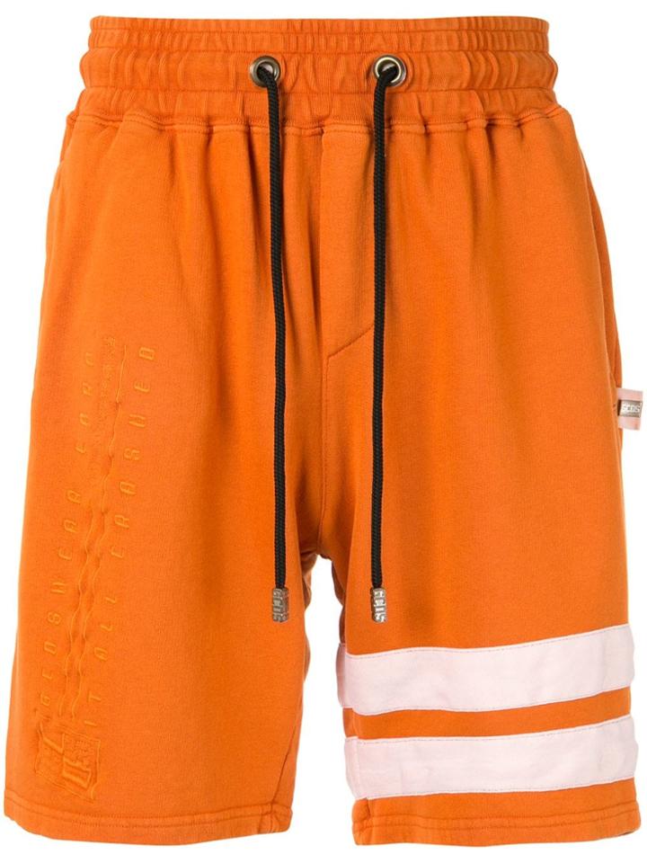 Gcds Corp Relaxed Shorts - Orange