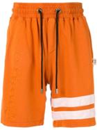 Gcds Corp Relaxed Shorts - Orange