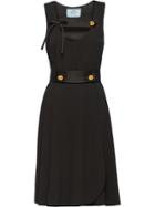 Prada Chest Strap Dress - Black