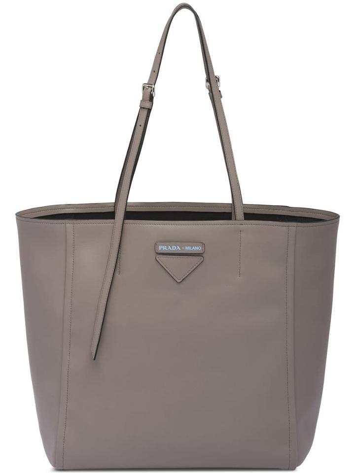 Prada Medium Concept Tote - Grey