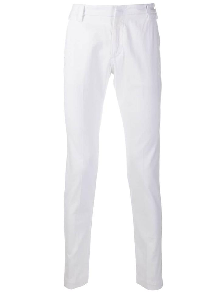 Entre Amis Slim-fit Chino Trousers - White