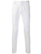 Entre Amis Slim-fit Chino Trousers - White