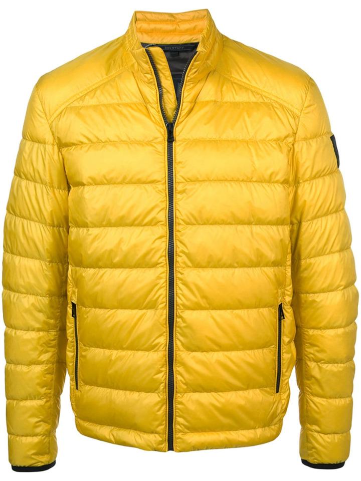 Belstaff Padded Zip Jacket - Yellow