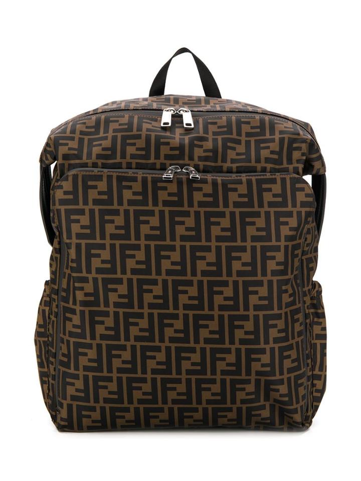 Fendi Kids Ff Changing Bag - Brown