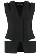 Gloria Coelho Cut Out Vest Top - Black
