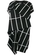 Junya Watanabe Comme Des Garçons Grid Print Dress - Black