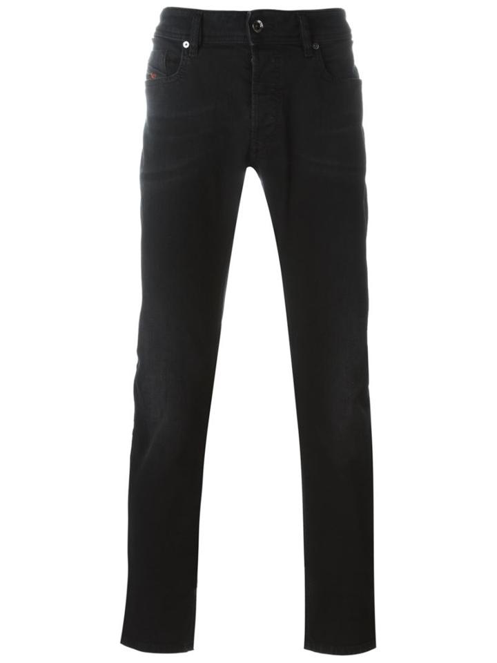 Diesel 'sleenker 0674s' Jeans, Men's, Size: 29/32, Black, Cotton/spandex/elastane
