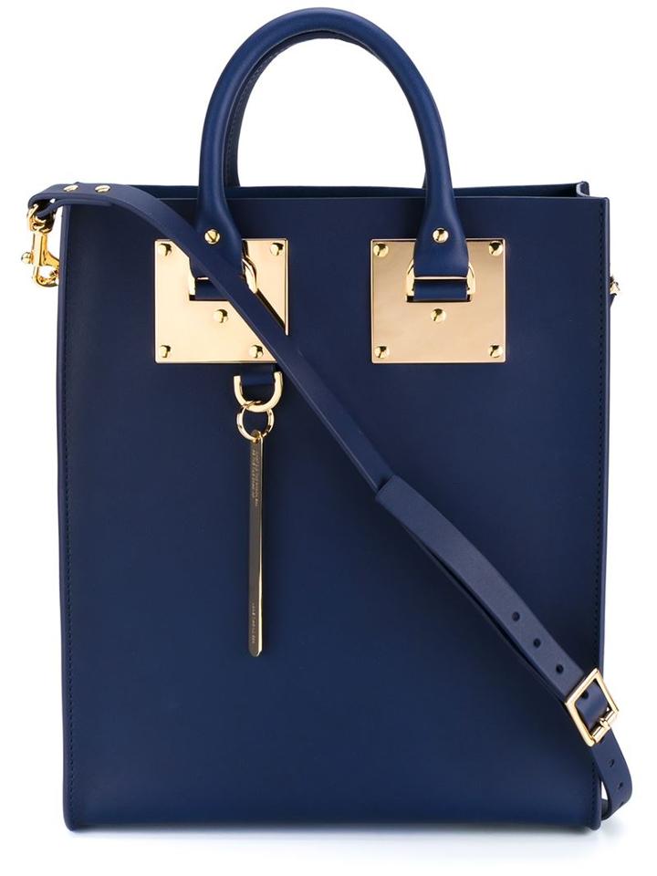 Sophie Hulme Mini 'albion' Tote, Women's, Blue