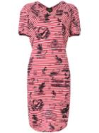 Vivienne Westwood Anglomania Striped T-shirt Dress - Red