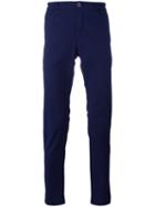 Re-hash Slim-fit Trousers, Men's, Size: 38, Blue, Cotton/spandex/elastane