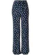 P.a.r.o.s.h. Butterfly Print Trousers - Black