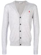 Ami Alexandre Mattiussi V-neck Cardigan - Grey