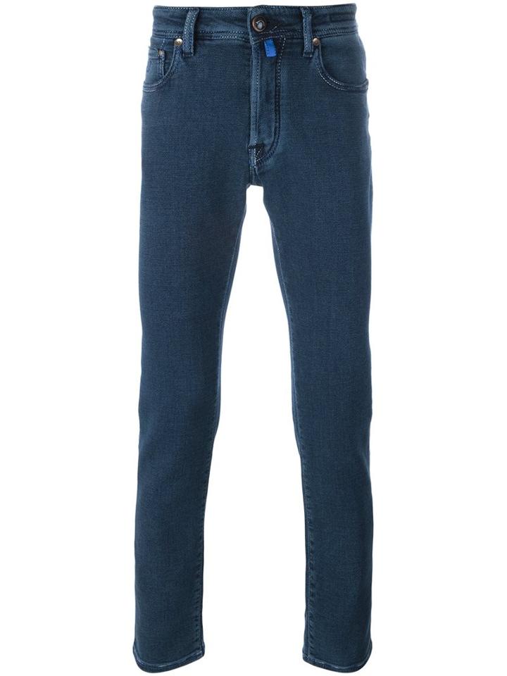 Jacob Cohen Slim-fit Jeans, Men's, Size: 37, Blue, Cotton/spandex/elastane