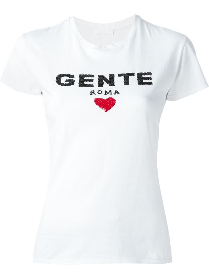 P.a.r.o.s.h. 'gente Roma' Print T-shirt